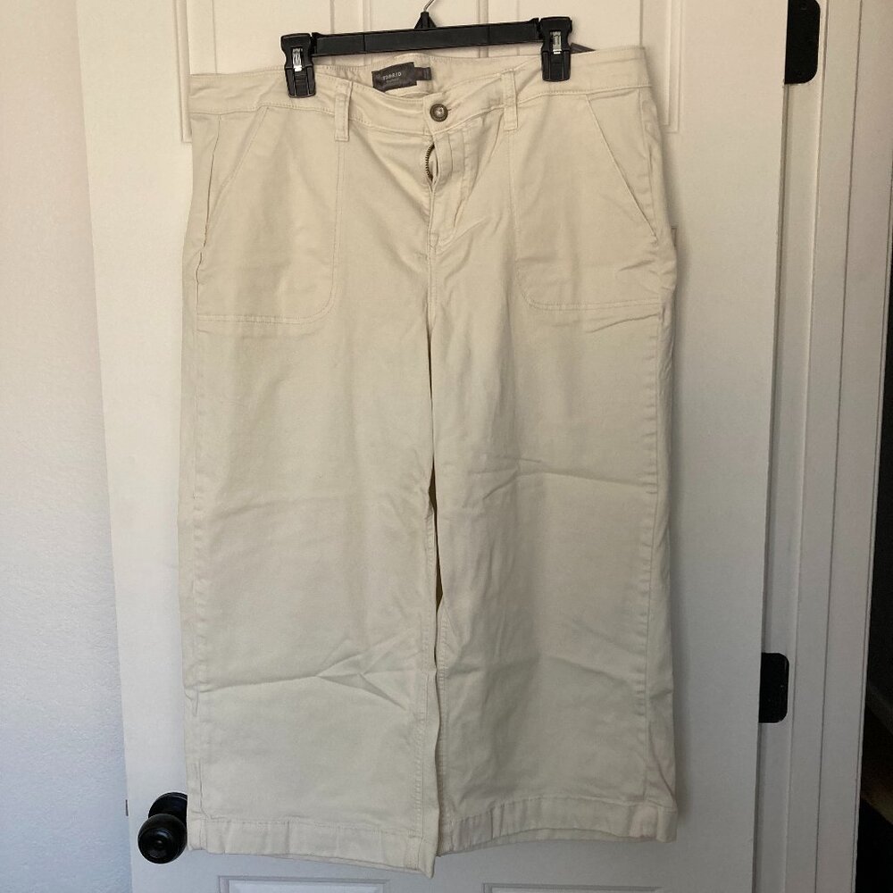 Torrid wide leg off white crops